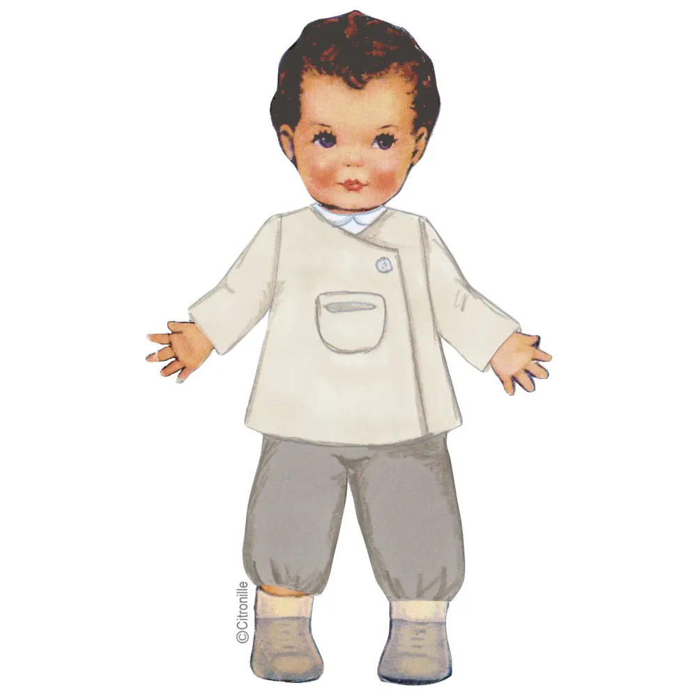 patron couture pour bébés en anglais Citronille