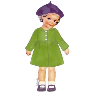 patron couture pour enfants en anglais Citronille manteau Alice col rond