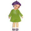 sewing pattern in english for kids Citronille coat with rounded collar