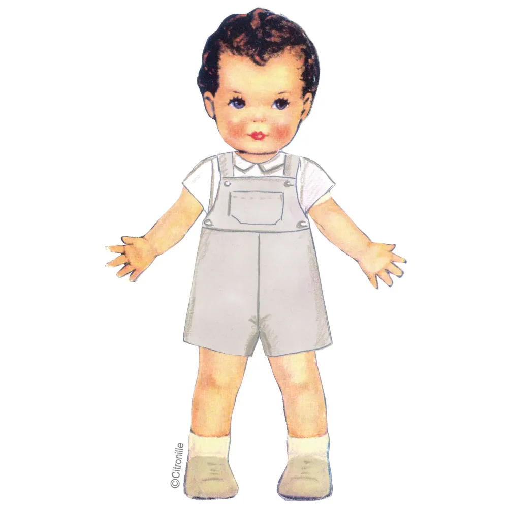 patron couture pour bébés Citronille salopette Léon