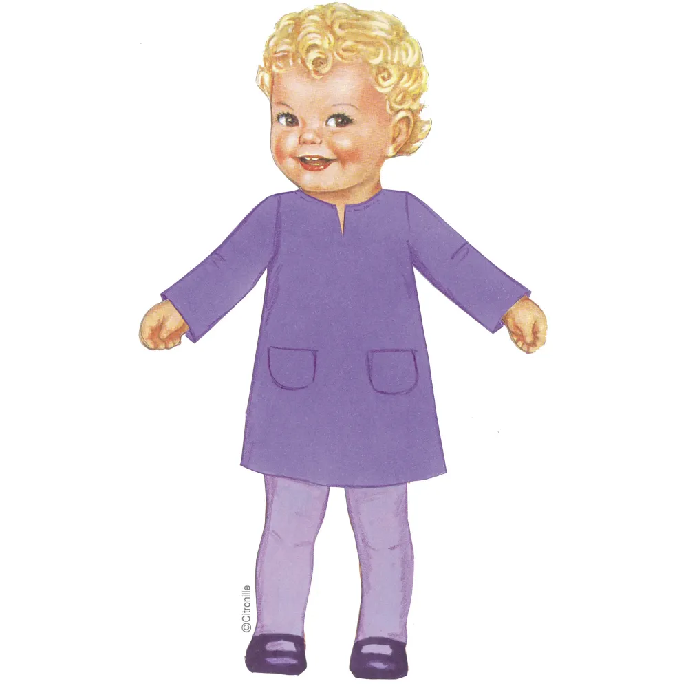 sewing pattern for babies Citronille Saskia dress