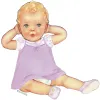 sewing pattern for babies Citronille dress for baby