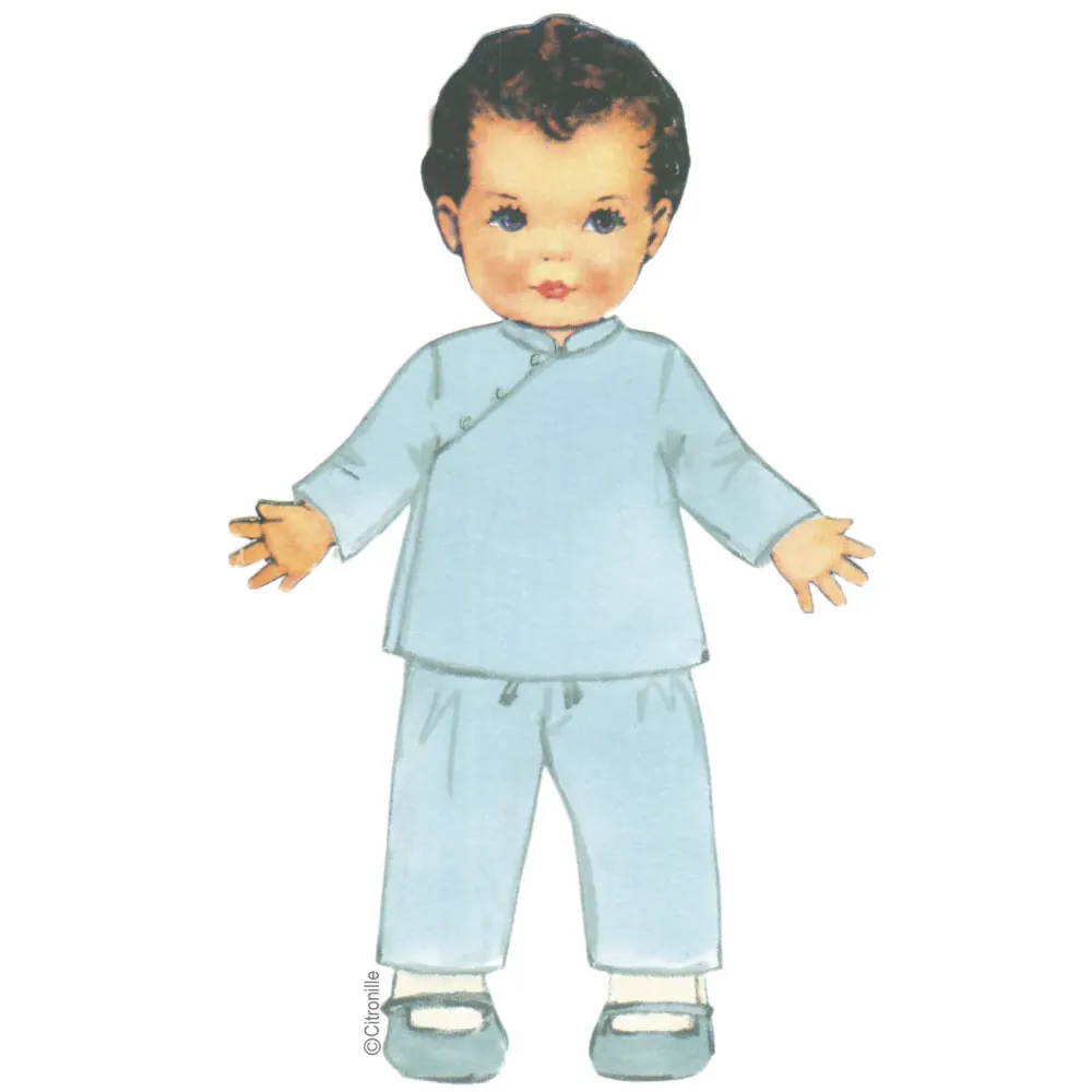 sewing pattern for babies Citronille tunic and pants
