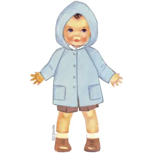 patron couture pour bébés PDF à télécharger Citronille manteau à capuche Cesar