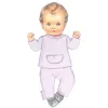Downloadable PDF sewing pattern for babies: Citronille Bianca blouse and pants