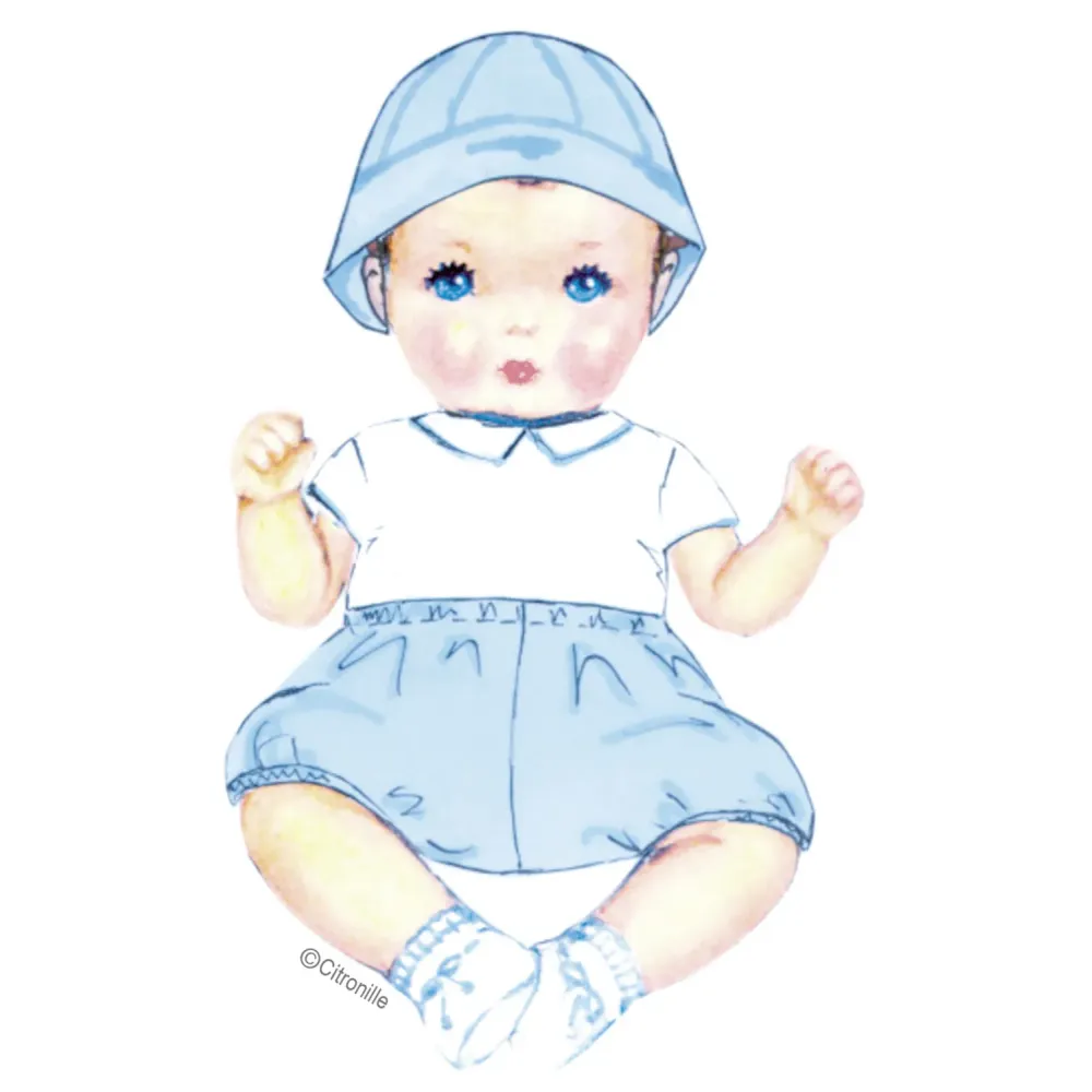 patron couture pour bébés Citronille bloomer et bob Louison