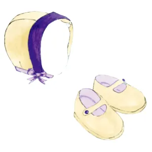 PATRON couture pour bébés Citronille babies chaussons et béguin Liselotte