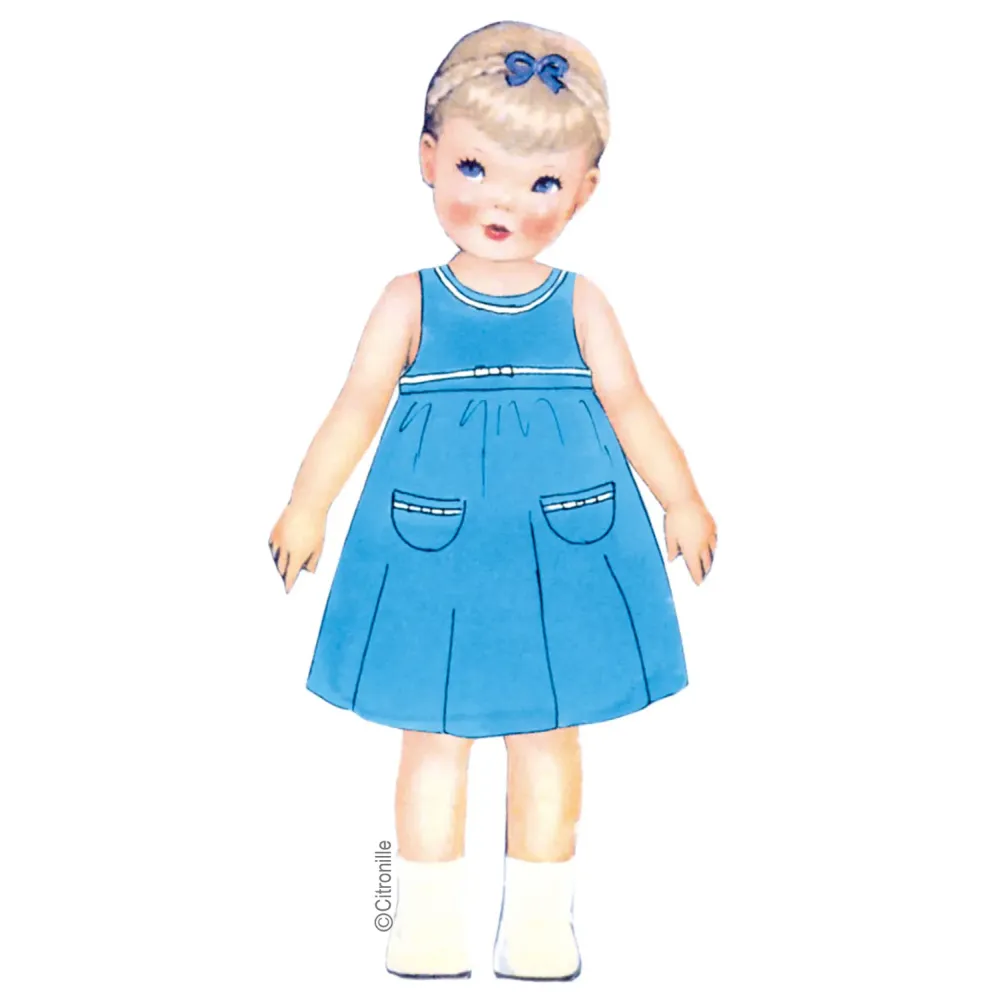 patron couture pour bébés Citronille robe chasuble Clémentine