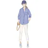 sewing pattern for women Citronille James oversized shirt style boyfriend