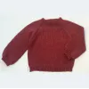 Citronille knitting pattern: crew neck jumper in Scarlett cotton from Fonty