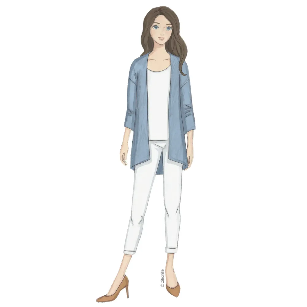 sewing pattern for women kimono vest Citronille