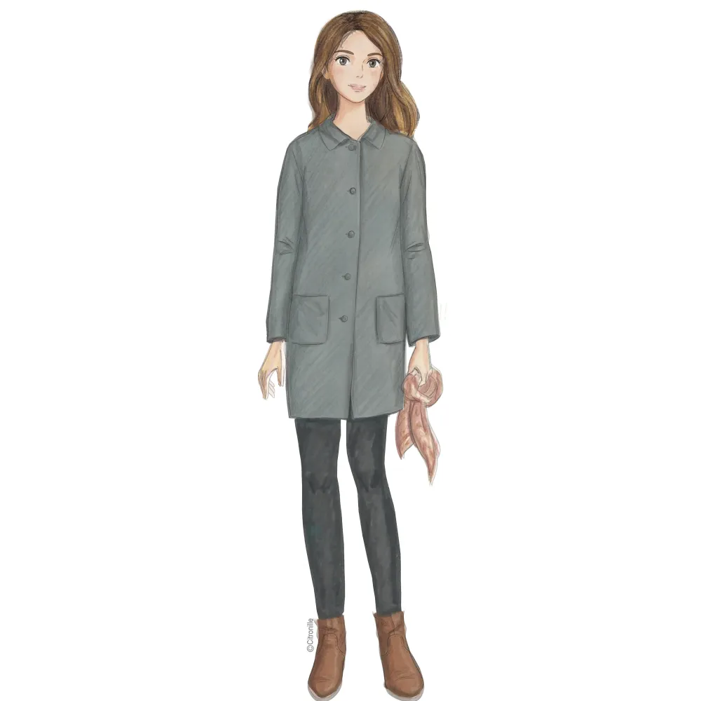 sewing pattern for women Citronille coat Domitille