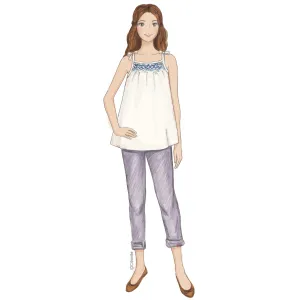 sewing pattern for woman Citronille top smocks