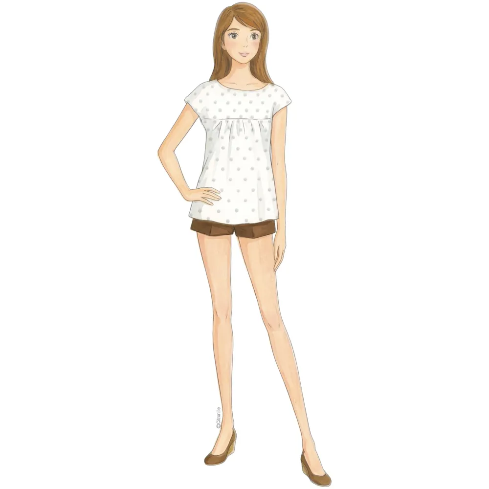 patron couture pour femme Citronille Daisy top