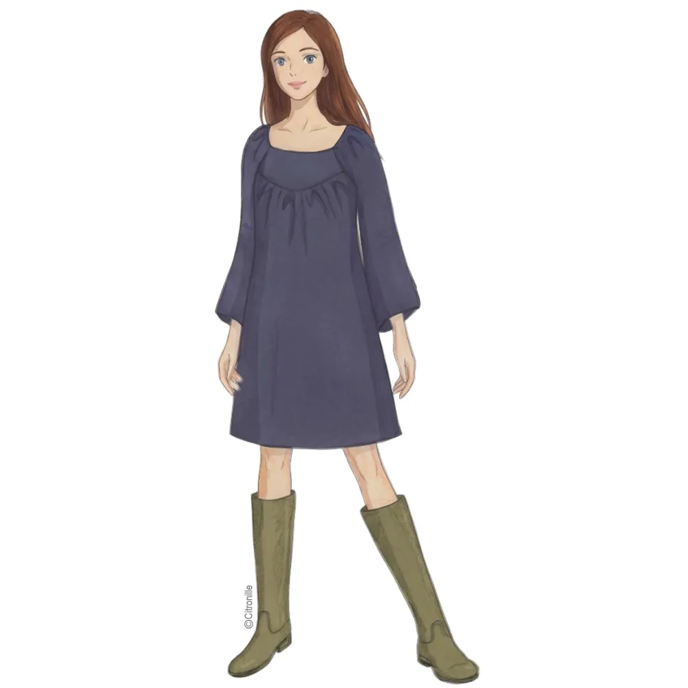 sewing pattern fro womand Citronille dress Albertine
