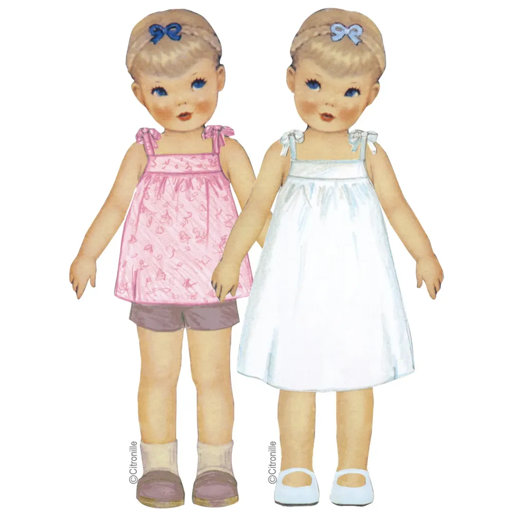 sewing pattern for children Citronille top or dress Balsamine