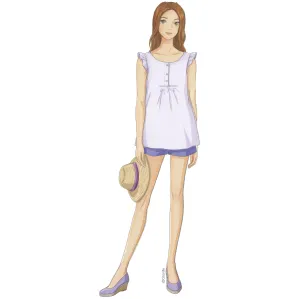sewing pattern for woman Citronille haut Capucine