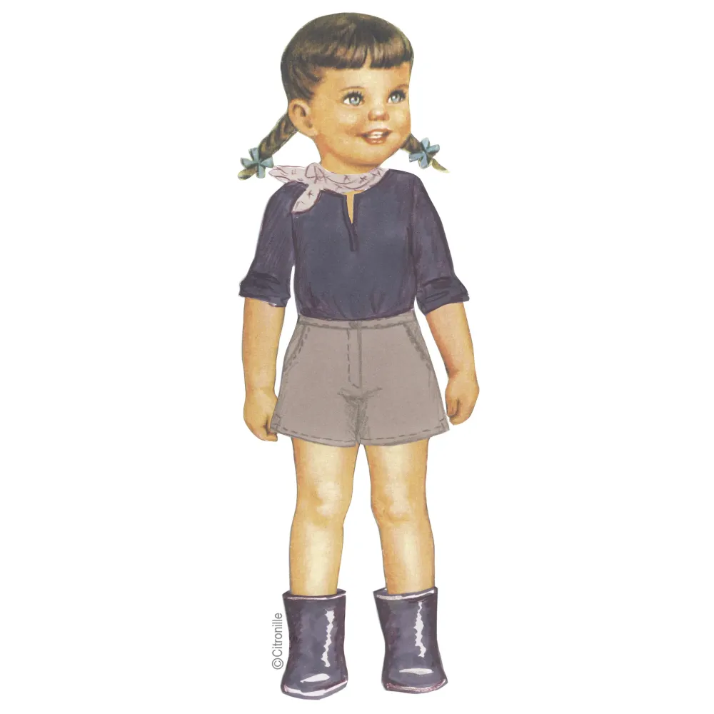 patron couture pour enfant Citronille short Emie