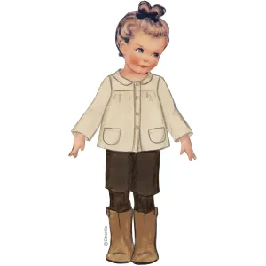 Citronille children's sewing pattern: Isild flared jacket