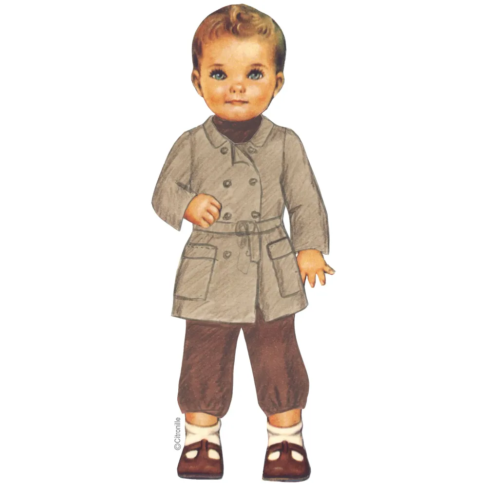 Citronille Philemon Trench Coat Sewing Pattern for Kids