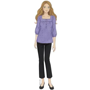 Downloadable PDF sewing pattern for women: Citronille Solveig blouse