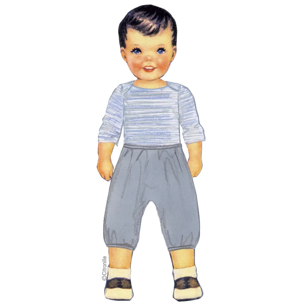Citronille sewing pattern for children: Calixte harem pants