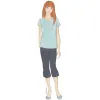 sewing pattern for woman Citronille tunic Palmyre
