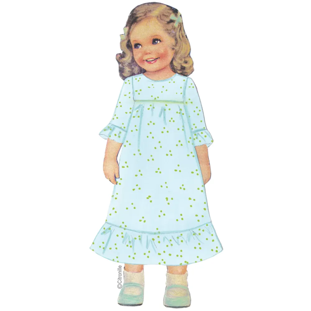 patron couture pour enfants Citronille Eugenie robe chemise de nuit