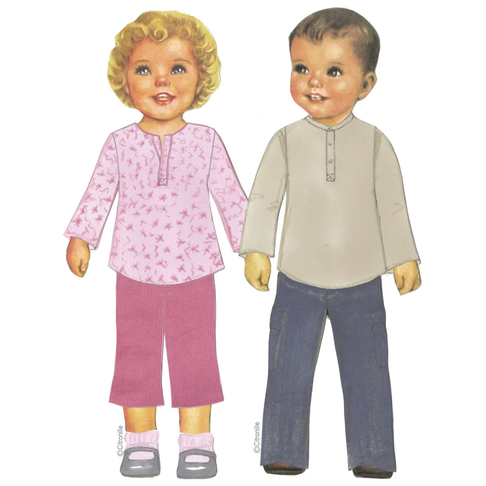 patron de couture pour enfants Citronille Balthazar chemise ou tunique