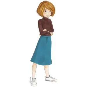 sewing pattern for girl Citronille skirt Anna
