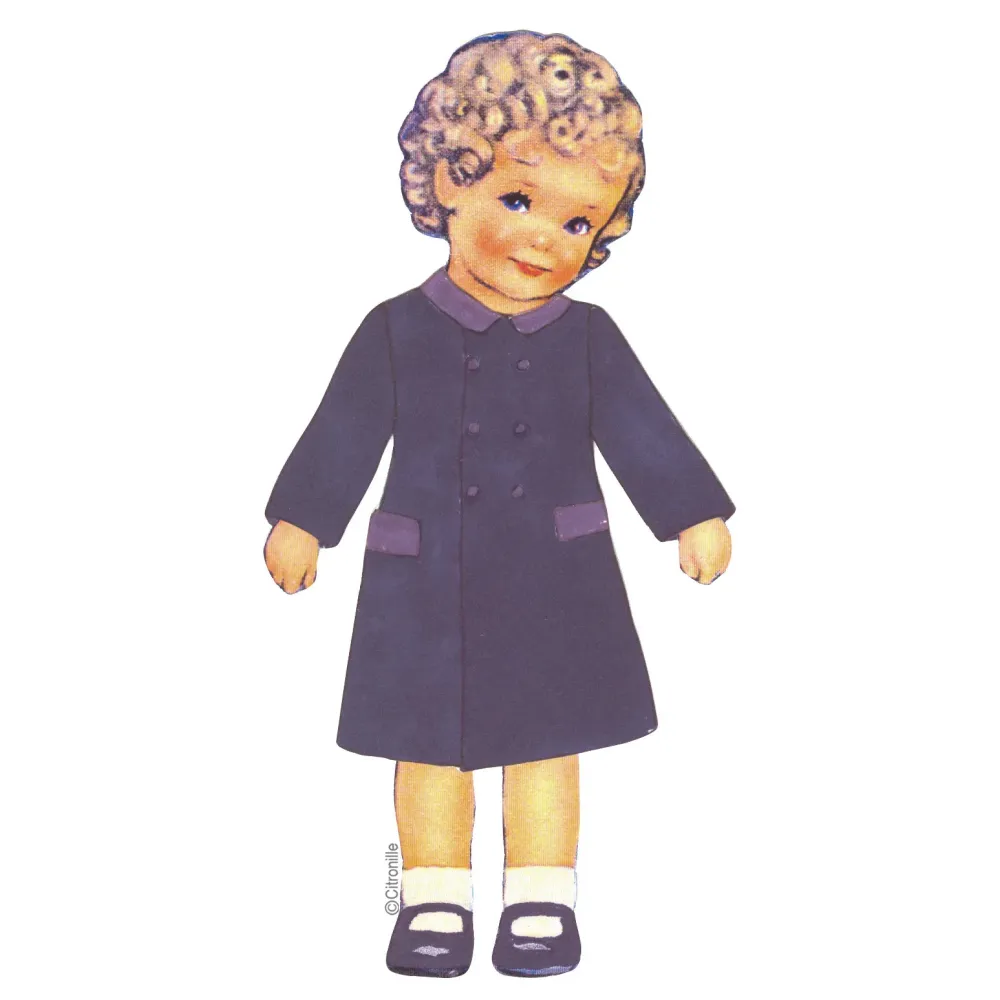 patron de couture pour enfants Citronille manteau anglais Cecily