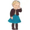 Citronille children's sewing pattern: Copelia ruffled skirt