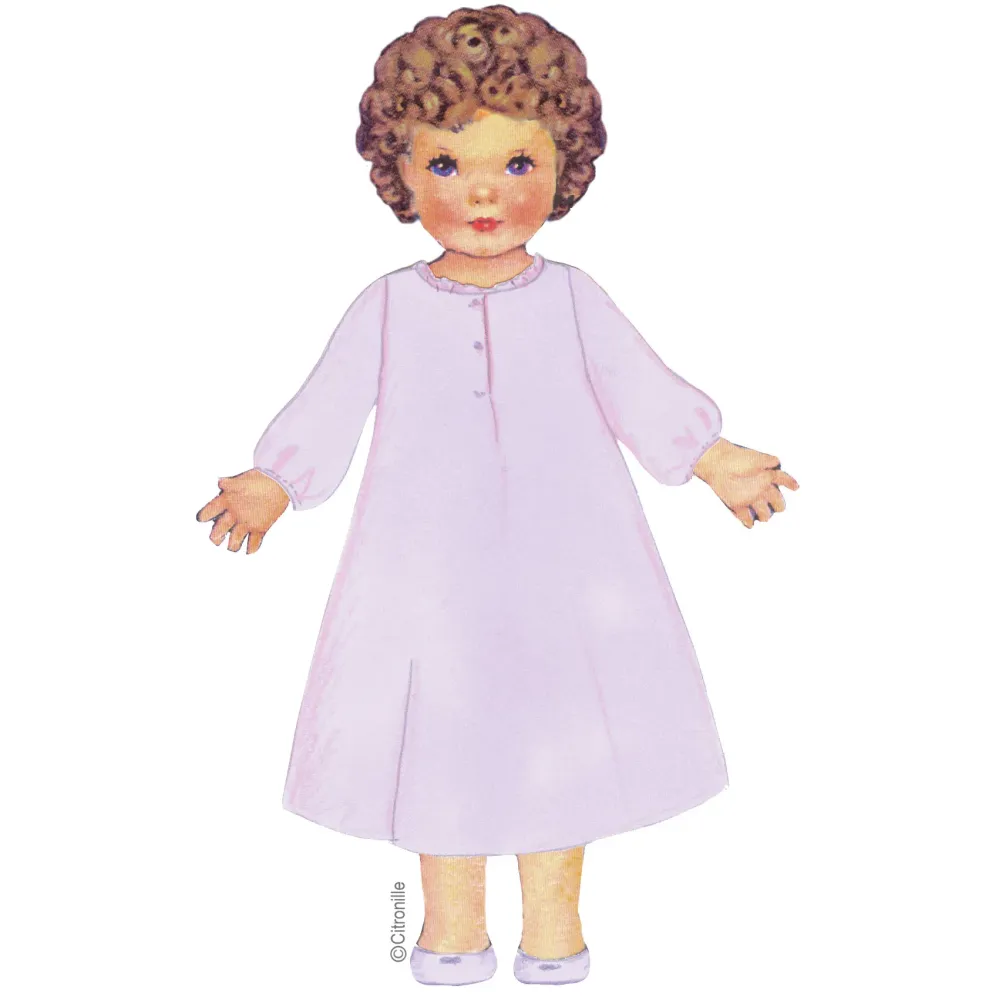 patron de couture pour enfants Citronille chemise de nuit Lorelei
