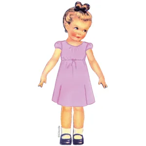 Citronille children's sewing pattern: Bergamote empire-waist dress
