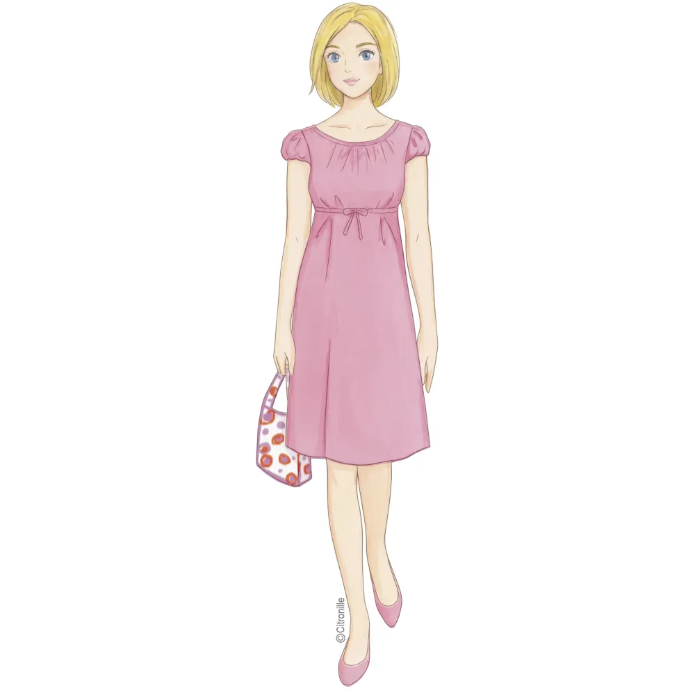 patron de couture pour femme Citronille robe taille Empire Bergamote