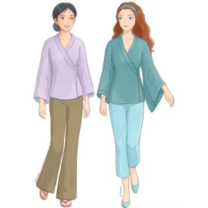 sewing pattern for woman Citronille jacket kimono May