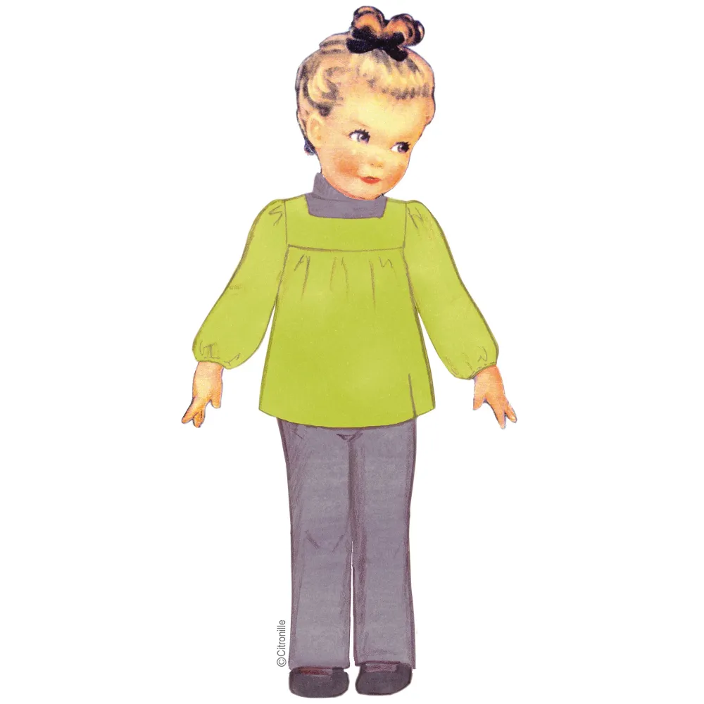 patron de couture pour enfant Citronille Gunila blouse