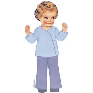 patron de couture pour enfant Citronille haut cache coeur