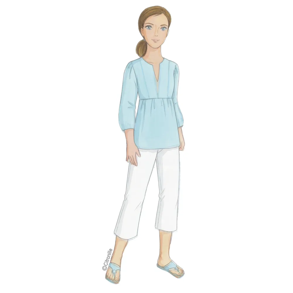 patron de couture pour jeune fille Citronille blouse Elise