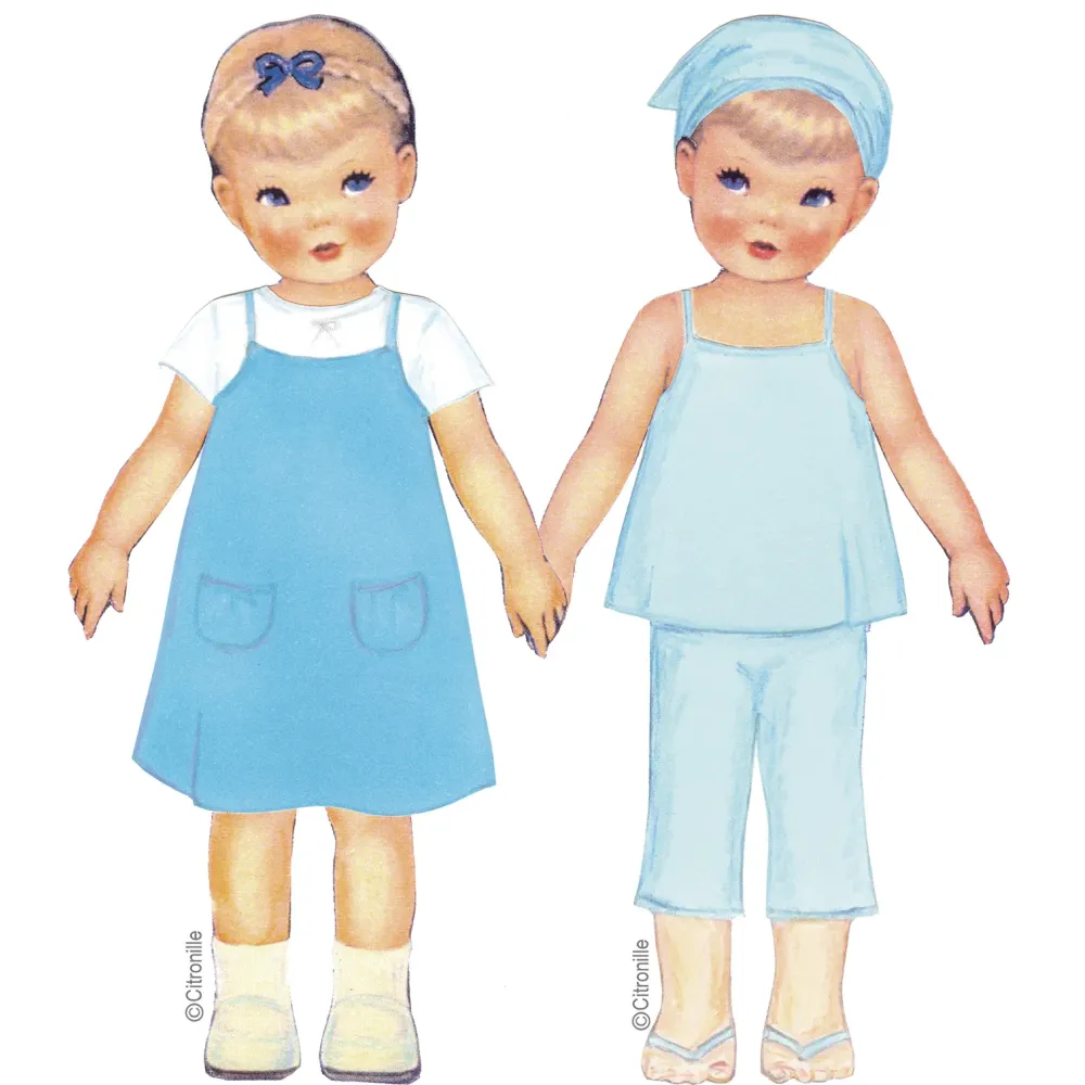 Citronille sewing pattern for girls: Camomille dress or top