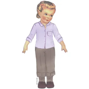 Citronille Madeleine Shirt Sewing Pattern for Girls