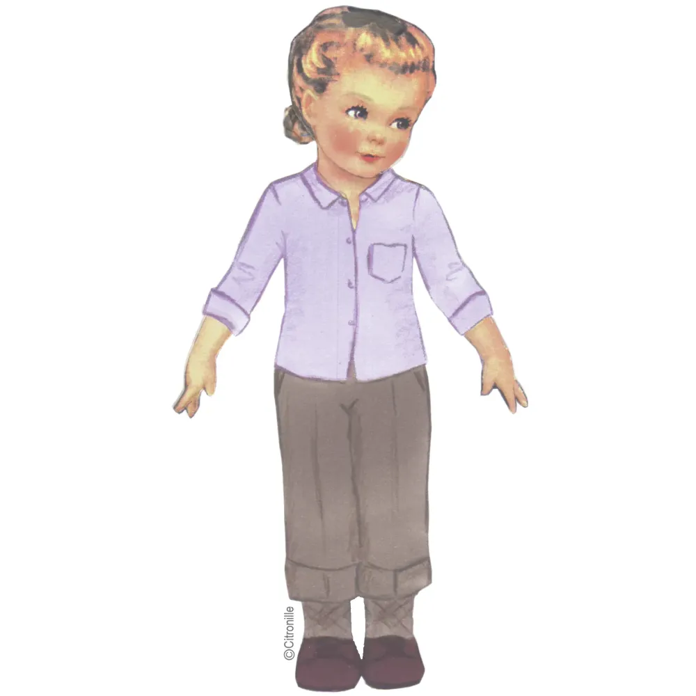 Citronille Madeleine Shirt Sewing Pattern for Girls