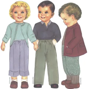 Citronille Ted children's sewing pattern for knickers or cropped pants