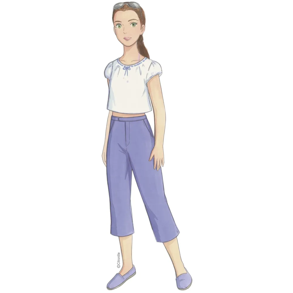patron de couture pour fille Citronille pantacourt Perrine