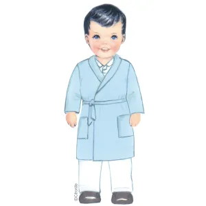 Citronille Emile children's pattern: robe, bathrobe