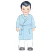 Citronille Emile children's pattern: robe, bathrobe