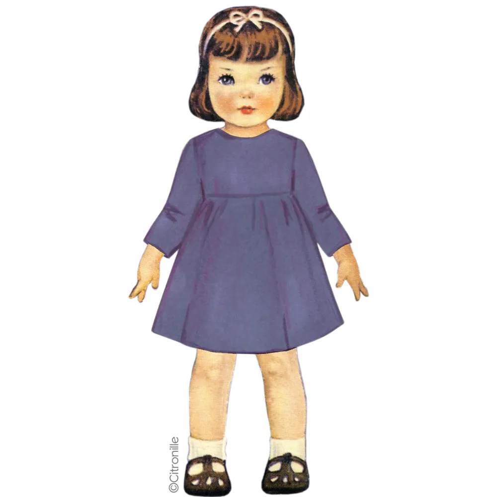 Citronille “Violette” Dress Sewing Pattern PDF to downolad for Children