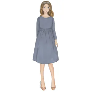 Downloadable PDF sewing pattern for woman : Citronille Violette Dress