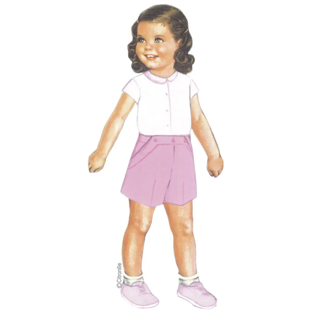 patron de couture pour enfants Citronille short Joséphine