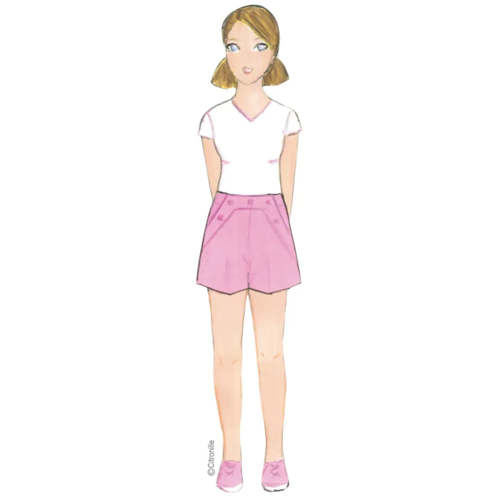 patron de couture pour enfants Citronille short Joséphine